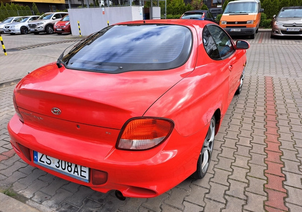 Hyundai Coupe cena 3999 przebieg: 188000, rok produkcji 1999 z Szczecin małe 781